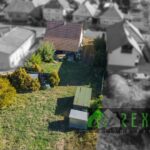 Letecký pohľad na pozemok - výmera 1 447 m²