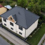Nezävazná vizualizácia možnej modernizácie fasády a strechy domu v Bušinciach